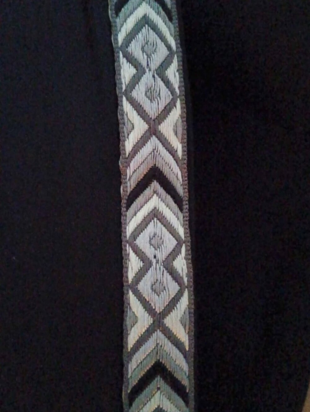 Ariat jeans with Embroidered Geometric Strip in Black and Gray